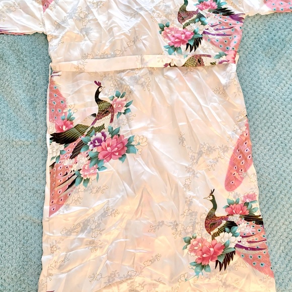 Satin Bridesmaid Robes x3 - all size Medium - Picture 4 of 11